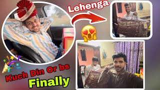 Sachin Toh Le Aya Lehenga Apni Dhulan k liye ❣️ Ankush The vlogs [upl. by Dymphia]