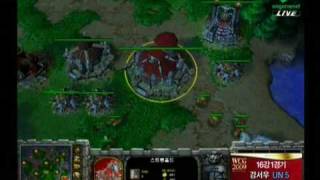 WCG 2009 Korea NFWC 16Round 1rd match한국 대표 선발전 워3 강서우vs장두섭 1경기 [upl. by Keifer663]