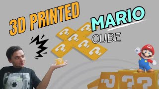 3D Printed Mario Cube [upl. by Ycrad]