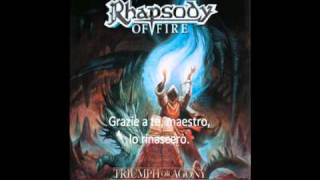 Rhapsody of Fire  Son of Pain Italian Version Lyrics By Jin [upl. by Wes]