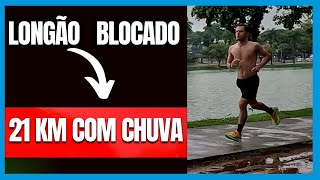 LONGÃO BLOCADO  21 KM COM CHUVA  VOLTA NA LAGOA DA PAMPULHA [upl. by Orton236]