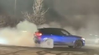 2021 Bmw X5M F95 1of1 RWD  Brutal Drift Burnout COMPILATION [upl. by Anaitsirhc874]