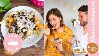 LowCarb Kaiserschmarrn ohne Zucker  REZEPTTEST  Die besten XuckerRezepte ohne Zucker [upl. by Agostino]