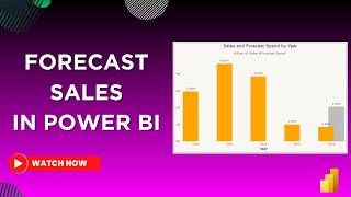 Forecast in Power BI amp Display as Overlapping Columns  Power BI Tutorial  MiTutorials [upl. by Troth]