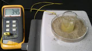 Synthesis of Cisplatin Part 5 Reacting cisdiamminediiodoplatinumII with silver sulfate [upl. by Carleen]