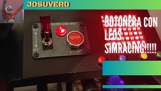 BOTONERA CON LEDS SIMRACING [upl. by Ecnatsnoc]