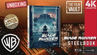 The Film Vault  Blade Runner 4k UltraHD Bluray steelbook Edition Unboxing [upl. by Prevot]