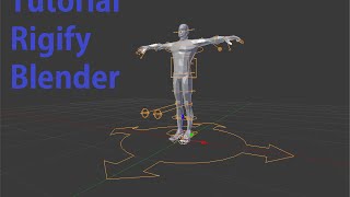 TUTORIAL BLENDER IN ITALIANO come utilizzare il rigify [upl. by Sosthenna]