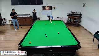 Nishant mehta 65 vs Dinesh Mahtani 35  19102024 [upl. by Holna514]