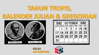 Tahun Tropis Kalender Julian dan Kalender Gregorian [upl. by Nnyltiak]