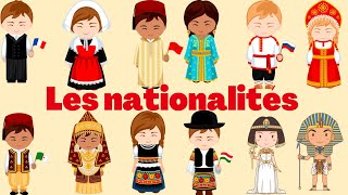 Apprendre les nationalités en français [upl. by Ennad]