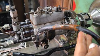 how to fiat 480 tractor diesel pump fuel pressure setting [upl. by Wassyngton]