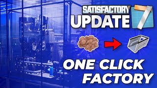 I Squeezed an Entire Aluminum Factory into 1 Blueprint  Guide in Satisfactory Update 7 [upl. by Ettenej]