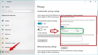 How To Setup amp Manage Proxy Server Settings in Windows 10  PROXY SERVER Settings in Google Chrome [upl. by Dettmer]