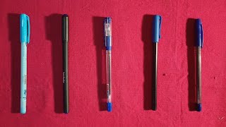 Top 5 ball pens for exam in ₹5 [upl. by Ytima]