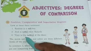 ADJECTIVE AND ITS KINDS  DEGREES OF ADJECTIVES POSITIVE COMPARATIVE SUPERLATIVE [upl. by Eirrot]