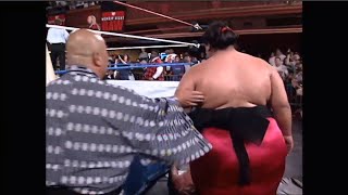 Yokozuna Leg Drops Jim Duggan [upl. by Yllrebmik]