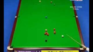 Hendry VS OSullivan 131 Break Welsh Open 2005 Final Frame 15 [upl. by Icrad]