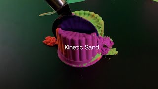 Satisying Amazing ASMR Mix Colour Kinetic Sand [upl. by Limhaj]