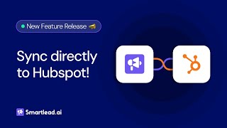 Smartleads Native Hubspot Integration [upl. by Hnil980]