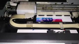 Epson L565 printer printing on high gloss photo paper [upl. by Stavros604]