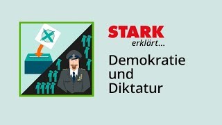 Demokratie und Diktatur  STARK erklärt [upl. by Ellerrehs]