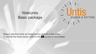 WebUntis  Basic package [upl. by Aerdnaz]