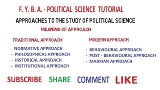 Approaches  Traditional amp Modern [upl. by Aicac]