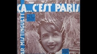 Mistinguett quot ça cest Paris  quot 1948 [upl. by Yeldahc]