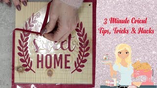 Cricut 3 Minute Tip Trick or Hack  Weeding Box [upl. by Asirahc650]