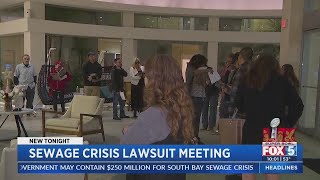 Sewage crisis lawsuit meeting takes place in Imperial Beach [upl. by Enyallij]