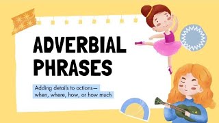 Adverbial PhrasesAdverb in EnglishEnglish Grammar learningEducational short videoScience GK [upl. by Leissam]