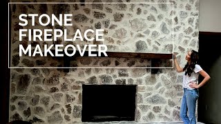 Stone Fireplace Makeover [upl. by Monsour230]