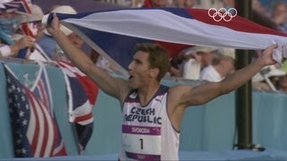 David Svoboda Wins Modern Pentathlon Gold  London 2012 Olympics [upl. by Llenod]