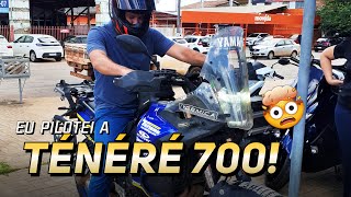 AINDA TO TREMENDO PILOTEI A TÉNÉRÉ 700 WORLD RAID DA YAMAHA 🤯 [upl. by Clerk110]