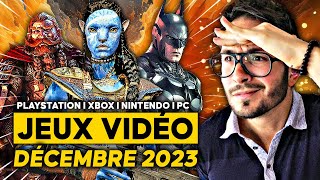 TOP JEUX VIDÉO DÉCEMBRE 2023 🌟 Les incontournables PS5 I Xbox Series I Nintendo Switch I PC [upl. by Adnirb]