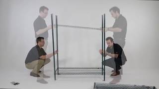 How to assemble your Metro Super Erecta Shelving Kit [upl. by Aria]