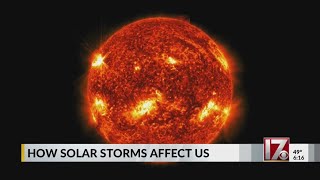 How solar storms affect the Earth [upl. by Tniassuot]