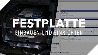 How to HDD einfach EINBAUEN und EINRICHTEN [upl. by Locin]