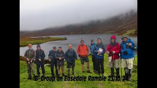 Sefton Road Ramblers B Group on Easedale Tarn Ramble 23 10 24 movie [upl. by Shannah]