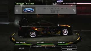 NFS Underground 2  Razors Ford Mustang GT 2005 Tuning  Replay [upl. by Liakim]