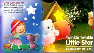 Twinkle Twinkle Little Star poem English Rhyme Favourite English Kids rhyme kids education [upl. by Yraillih]