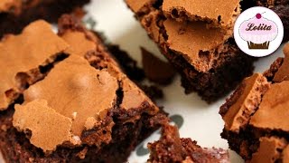 Receta de brownie de chocolate moca y nueces  Brownie casero  Brownie con nueces [upl. by Irma]