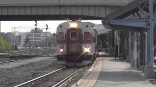 Worcester MBTA Commuter Train 1029  Union Station End of Line Then BostonBound [upl. by Aramit]