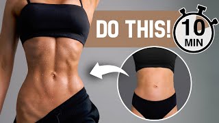 DO THIS To Get SLIM WAIST amp ABS  Ab Workout To Lose Muffin Top amp Love Handles No Equipment [upl. by Ferri]