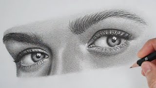 How to Draw Realistic Eyes [upl. by Meill]