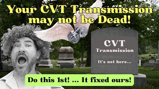 How to repair a CVT transmission dont let them tell you it cant be done [upl. by Jezabelle819]