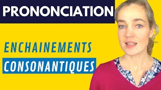 Les enchainements consonantiques en français [upl. by Nauq610]