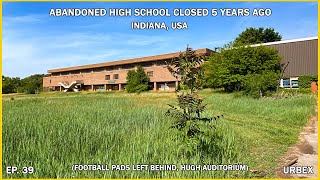 Exploring Giant High School Closed In 2018  Indiana USA [upl. by Ailic]