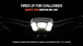 Magicshine MONTEER 12000 Mountain Bike Light TRAILS [upl. by Nuris]